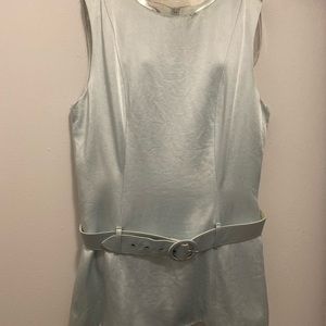 Sleeveless Top with Matching Belt by Mevisto